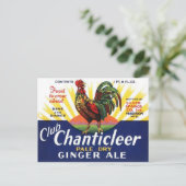 ヴィンテージ飲料ラベルポストカード ポストカード (スタンド正面)