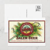 ヴィンテージ飲料ラベル葉書 ポストカード (正面/裏面)