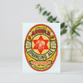 ヴィンテージ飲料ラベル葉書 ポストカード (スタンド正面)