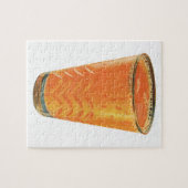 ヴィンテージ飲料、グラス・オブ・オレンジジュース朝食 ジグソーパズル (横)