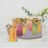 ヴィンテージ飲料、トレイにキューブを付けて飲む (スタンド正面)