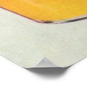 ヴィンテージ飲料、トレイにキューブを付けて飲む ポスター (角)