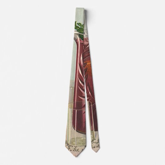 ヴィンテージ飲料・飲料、サングリア投手 ネクタイ (正面)