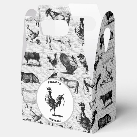 ヴィンテージ飼育動物コラ素朴ージ フェイバーボックス (オープン)