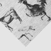 ヴィンテージ飼育動物コラ素朴ージ 薄葉紙 (詳細)