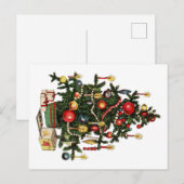 ヴィンテージ飾クリスマスツリー 案内ポストカード (正面/裏面)