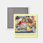 ヴィンテージ飾ケーキの場面 マグネット (正面/裏面)