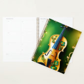 ヴィンテージ飾バリンのまわりにで全部が3点満点 プランナー手帳 (ディスプレー)