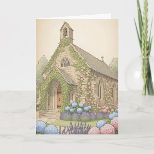 ヴィンテージ飾魅力的国石教会 カード (正面)