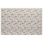 ヴィンテージ養殖動物の織物 ファブリック (ヤード)