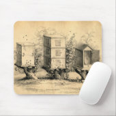 ヴィンテージ養蜂ビーハイブビーハイブ マウスパッド (マウス)