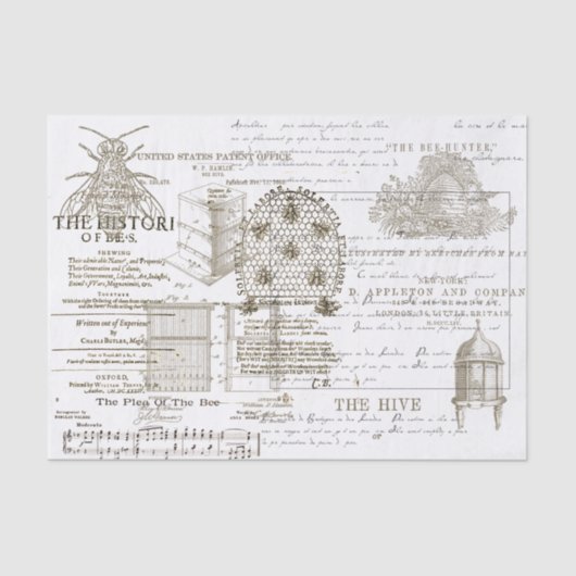 ヴィンテージ養蜂養蜂場 薄葉紙 (正面)