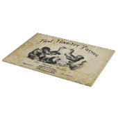 ヴィンテージ養鶏場広告 カッティングボード (角)