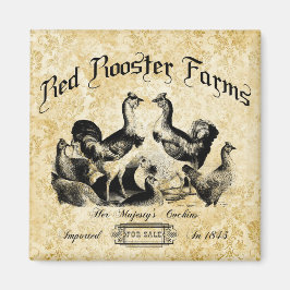 ヴィンテージ養鶏場広告 マグネット