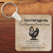 ヴィンテージ養鶏場 キーホルダー (正面)