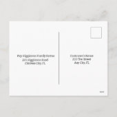 ヴィンテージ養鶏場 シーズンポストカード (裏面)