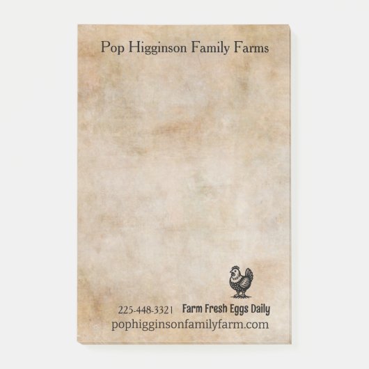 ヴィンテージ養鶏場 ポストイット (正面)