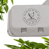 ヴィンテージ養鶏場 ⎢卵のカートン用スタンプ ラバースタンプ