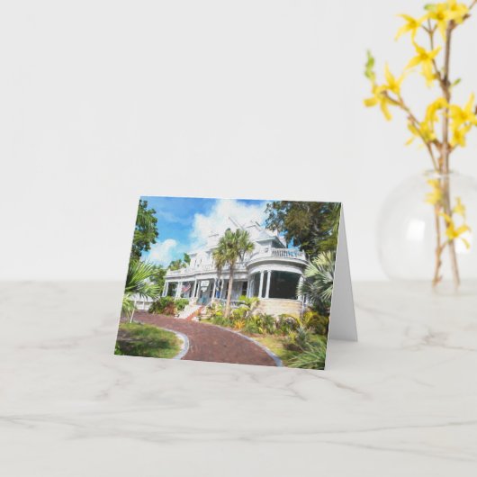 ヴィンテージ館 カード (黄色い花)