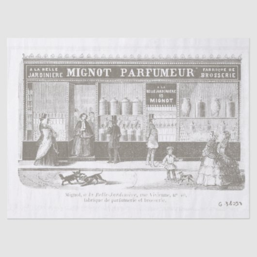 ヴィンテージ香フランスの料広告ポスター 薄葉紙 (正面)