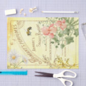 ヴィンテージ香水とフローラビーデカップティッシュPa 薄葉紙 (クラフト)