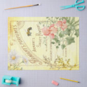 ヴィンテージ香水とフローラビーデカップティッシュPa 薄葉紙 (クラフト)