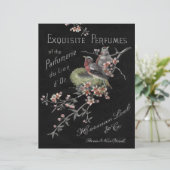 ヴィンテージ香水フローラバードネストスクラップブック紙 (スタンド正面)