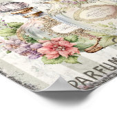 ヴィンテージ香水ボトルバラスフランスのクリプトポスター ポスター (角)