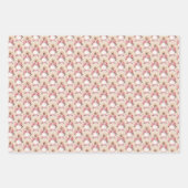 ヴィンテージ香水ボトル誕生日又は任意の大事な行事 ラッピングペーパーシート (正面)