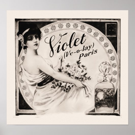 ヴィンテージ香水ポスター ポスター (正面)