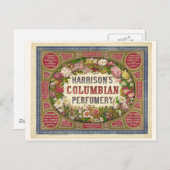 ヴィンテージ香水ラベル ポストカード (正面/裏面)