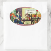 ヴィンテージ香水ラベル – レフランスのディ 楕円形シール (バッグ)