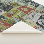 ヴィンテージ香港広告壁。 シェルパブランケット (3/4)