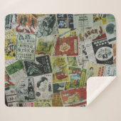 ヴィンテージ香港広告壁。 シェルパブランケット (正面(横))