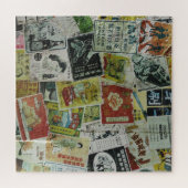 ヴィンテージ香港広告壁。 ジグソーパズル (横)