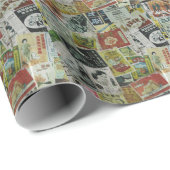 ヴィンテージ香港広告壁。 ラッピングペーパー (ロールコーナー)