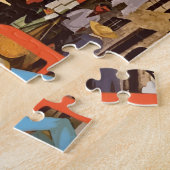 ヴィンテージ香港通り市場デザイン ジグソーパズル (側面)