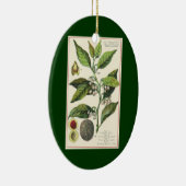 ヴィンテージ香辛料2種、ナツメグ、ブラックペッパー セラミックオーナメント (右)