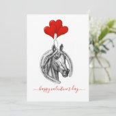 ヴィンテージ馬とハートバレンタインデーのカード シーズンカード (スタンド正面)