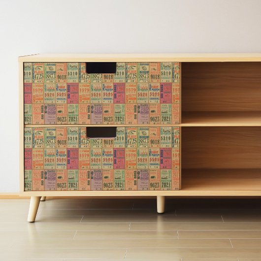 ヴィンテージ馬のチケットの切り離し又は包装紙 ラッピングペーパー