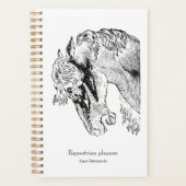 ヴィンテージ馬の馬術の成功 プランナー手帳 (正面)