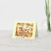 ヴィンテージ馬サンキューカード サンキューカード (裏面)