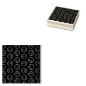 ヴィンテージ馬乗馬アートプリント模様 ラバースタンプ (押印)