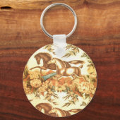 ヴィンテージ馬術イングリッシュホースキーチェーン キーホルダー (正面)