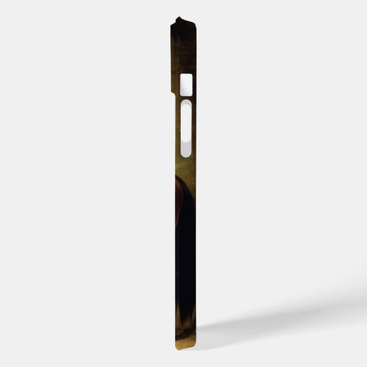 ヴィンテージ馬術ブラウンハンター絵画ウマ Case-Mate iPhoneケース (裏面 / 左)