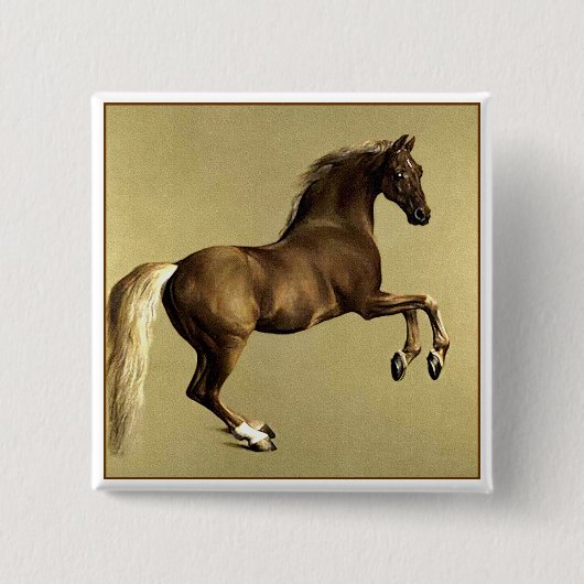 ヴィンテージ馬術:ウィスレジャケット 缶バッジ (正面)