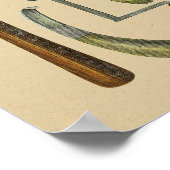 ヴィンテージ馬蹄装具1898プリント ポスター (角)