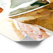 ヴィンテージ馬身女性のカーボーイ帽子 ポスター (角)