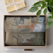 ヴィンテージ馬車絵画車 薄葉紙 (ギフト)