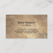 ヴィンテージ馬馬乗馬ウマ科の 名刺 (裏面)